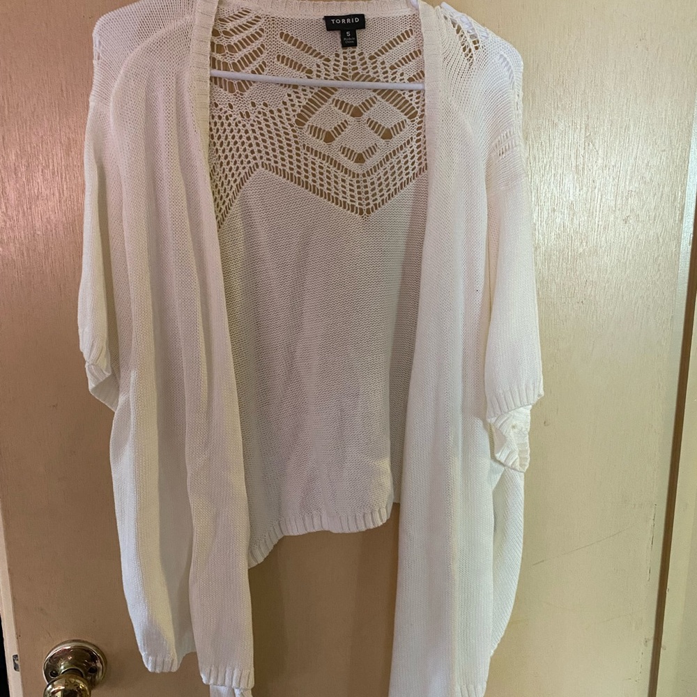 Torrid white shrug